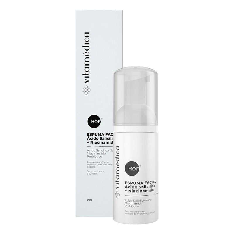 espuma facial acido salicilico niacinamida