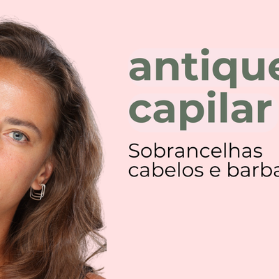 Tratamento antiqueda capilar para sobrancelhas, cabelos e barba com dermocosméticos Vitamédica